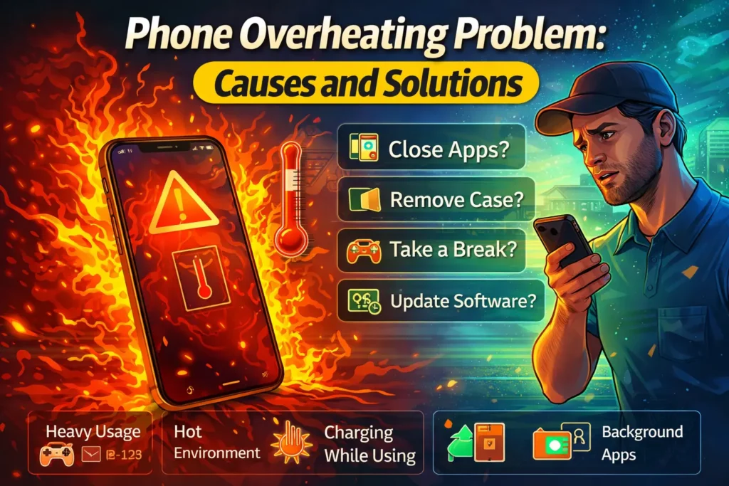 Phone overheating problem causes and solutions